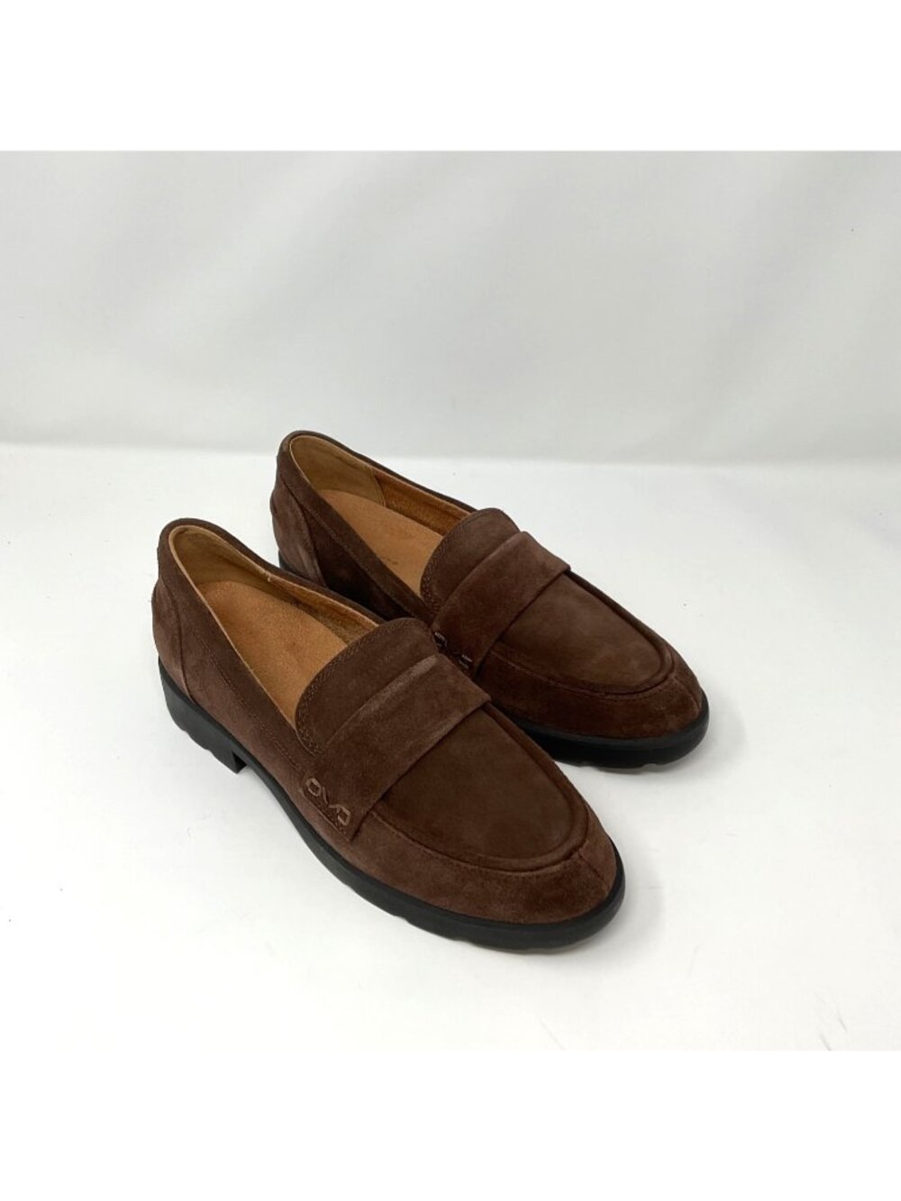 Vionic Cleo Loafer Women's Coffee Suede Slip On Comfort Shoes Size 8